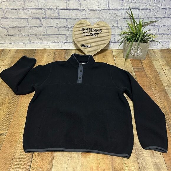 Everlane the renew fleece pullover Navy large - Picture 8 of 13